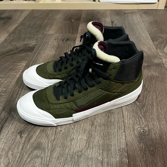 Nike drop-type lx mid green men’s athletic shoes size 12 - Picture 2 of 5